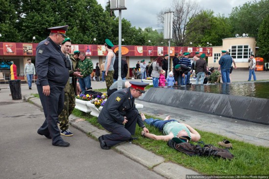 День пограничника в москве